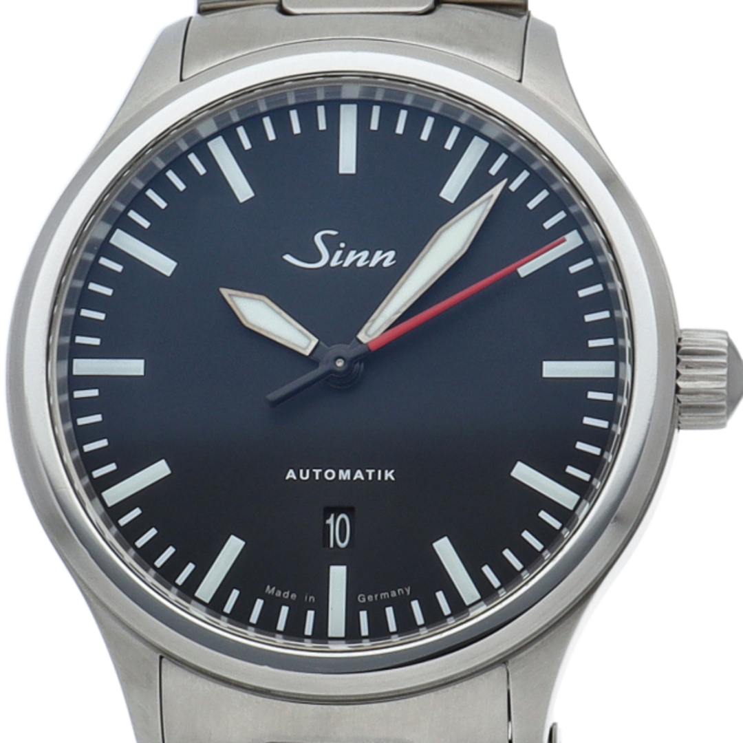 SINN(シン)のジン 836 オートマチック 43mm  836.M 836.M
 箱 1駒 SS メンズ時計 ブラック 仕上げ済 美品 【中古】 メンズの時計(その他)の商品写真