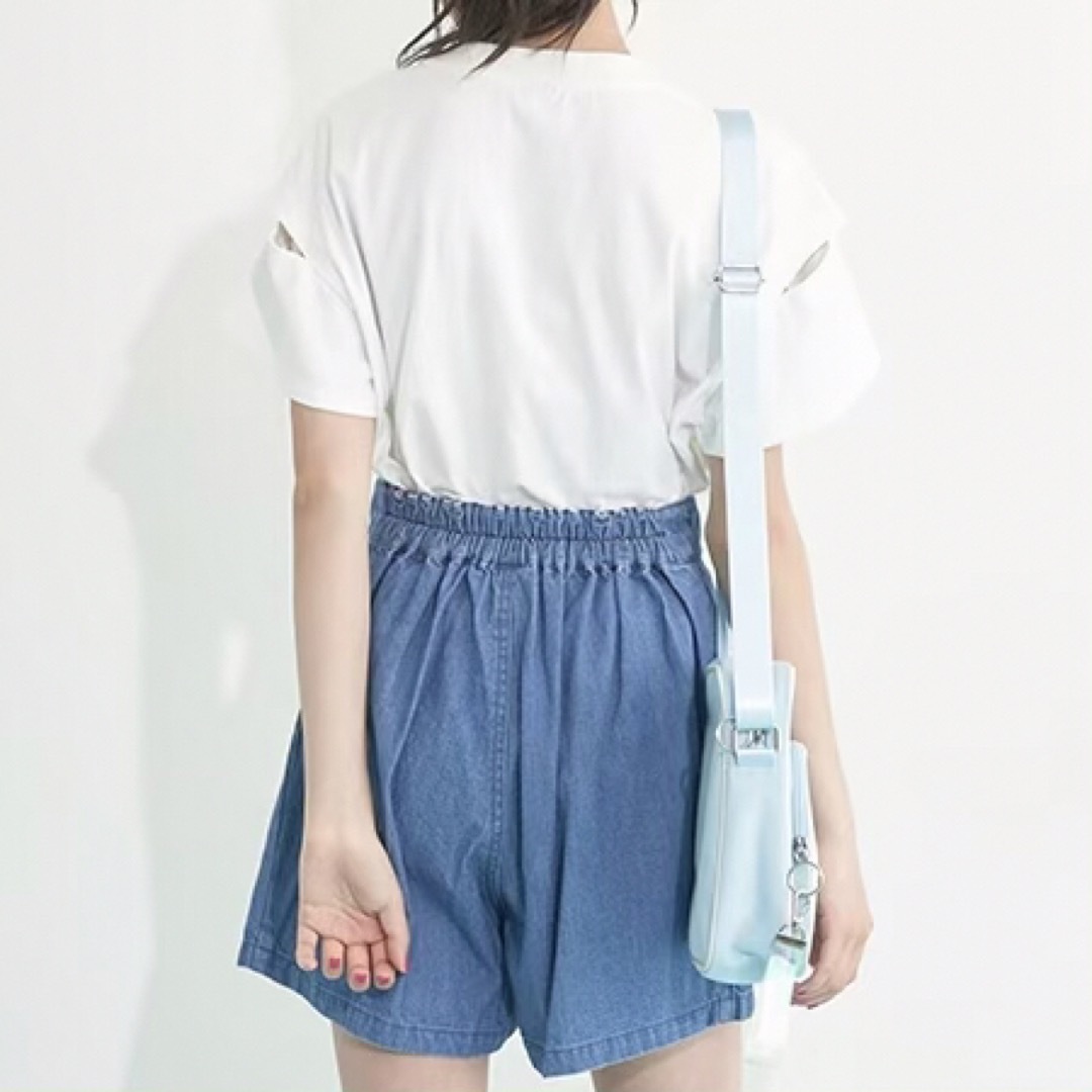 色移り有り メゾピアノ新品新作タグ付き袖2WAYプリズムTシャツ150