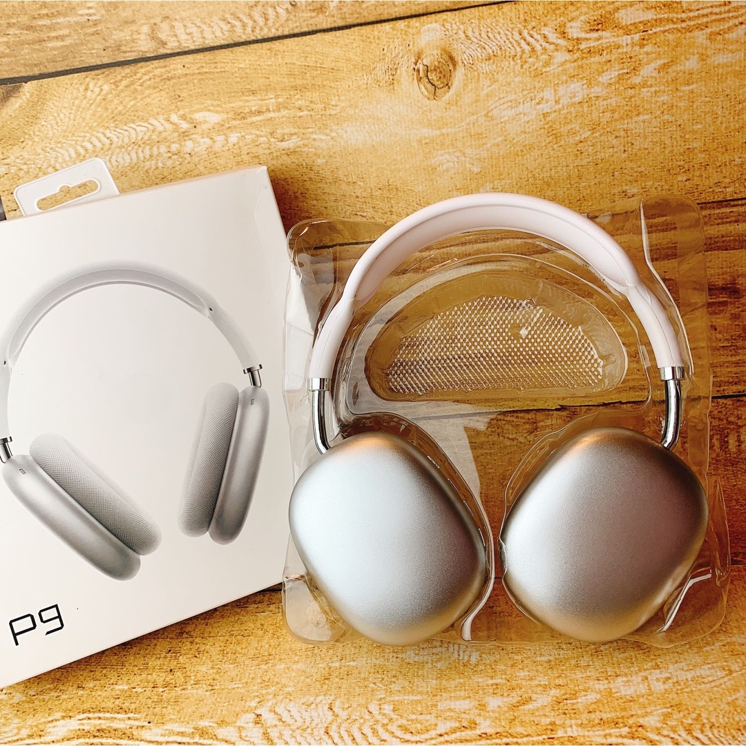 新品】シルバー ヘッドホン ワイヤレスヘッドホン Bluetoothの 新品】シルバー ヘッドホン ワイヤレスヘッドホン Bluetoothの
