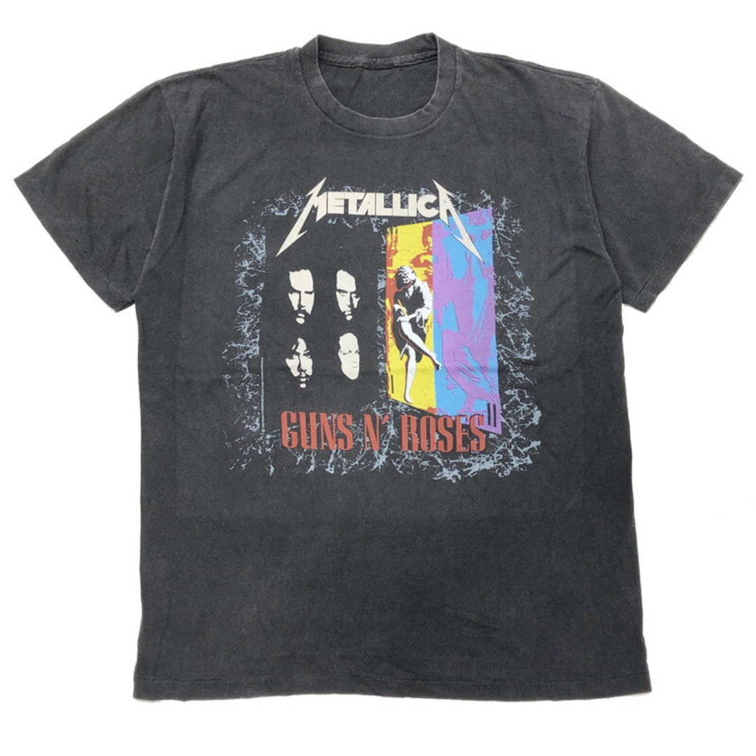 メタリカ×ガンズ・アンド・ローゼズ Tシャツ 半袖 METALLICA×GUNS N