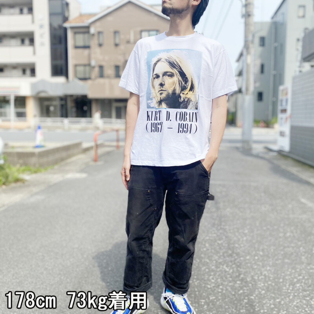カート・コバーン Tシャツ 半袖 KURT COBAIN 追悼 バンドTシャツ
