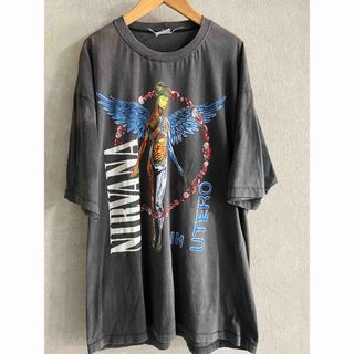 NIRVANA BOOTLEG IN UTERO BLACK FITS XL(Tシャツ/カットソー(半袖/袖なし))