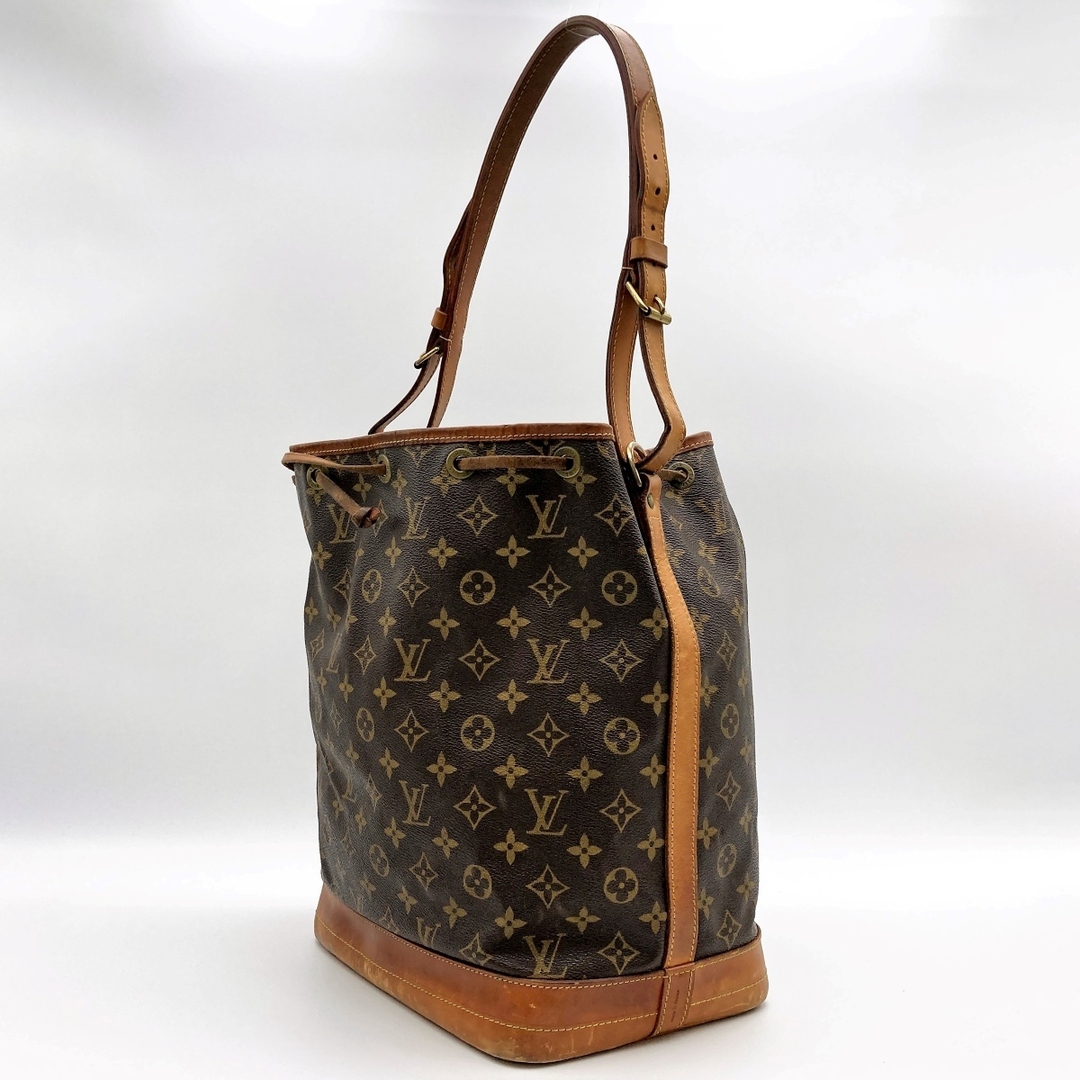 セール LOUIS VUITTON ルイ・ヴィトン モノグラム ノエ ショルダーバッグ 巾着 バッグ ブラウン PVC レディース M42224 USED