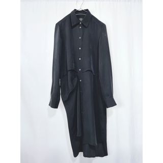 アレキサンダーマックイーン(Alexander McQueen)のMcQ Alexander MaQueen ワンピース　ブラック　38(ひざ丈ワンピース)