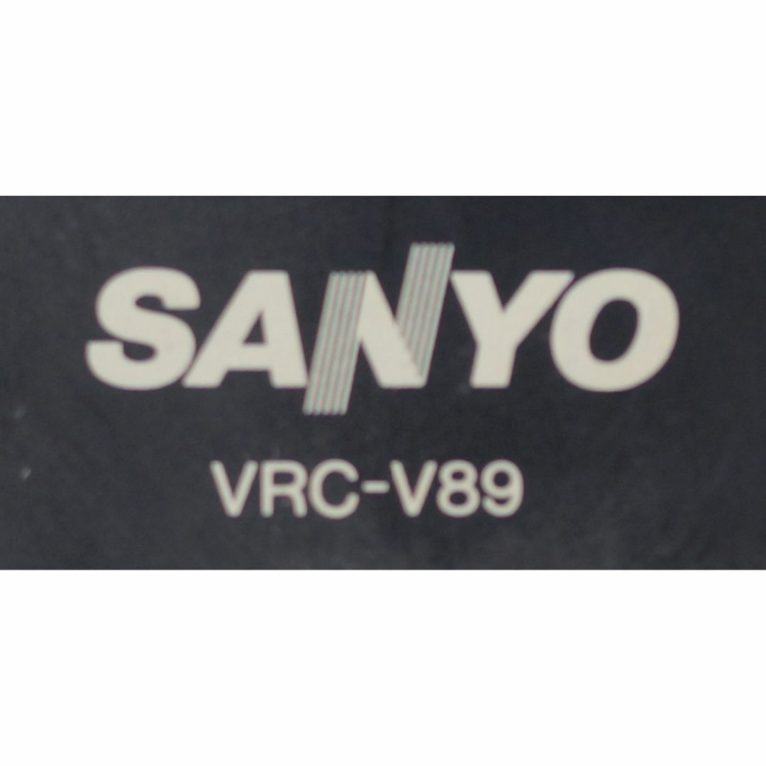 SANYO(サンヨー)のサンヨーSANYO ビデオ テレビ リモコン VRC-V89 ( #6039 ) スマホ/家電/カメラのテレビ/映像機器(その他)の商品写真