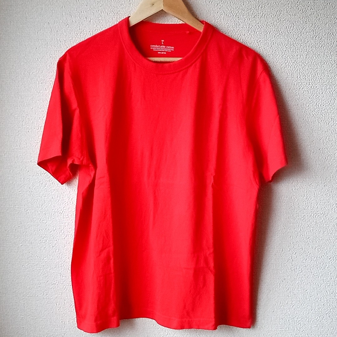 GU(ジーユー)のGU　コットンクルーネックT (半袖)　Lサイズ メンズのトップス(Tシャツ/カットソー(半袖/袖なし))の商品写真