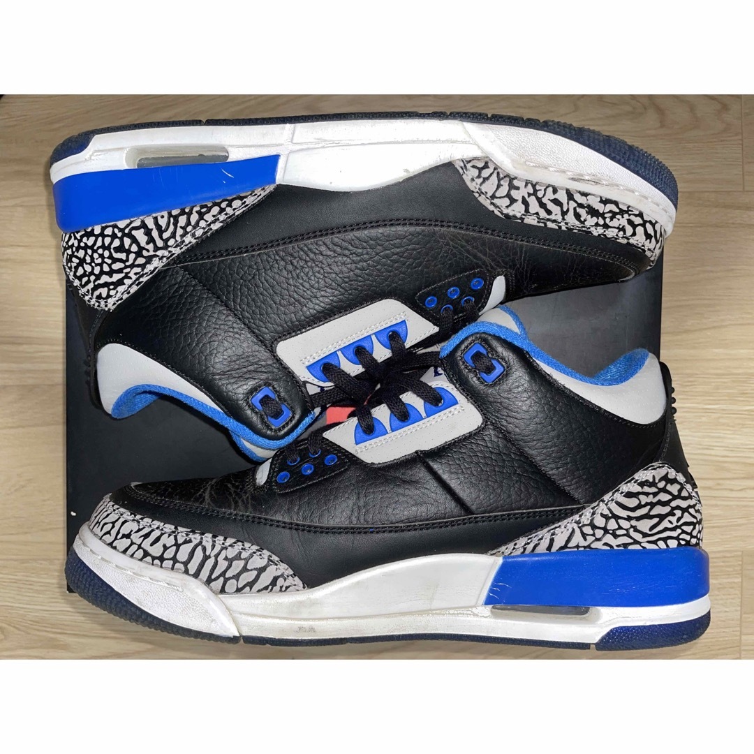 黒タグ付き 29cm Air Jordan3 Retro Sport Blue