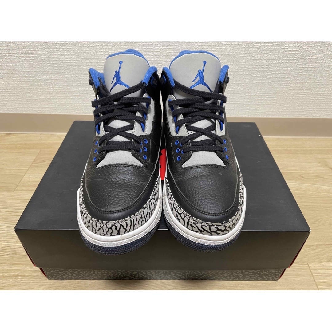 黒タグ付き 29cm Air Jordan3 Retro Sport Blue