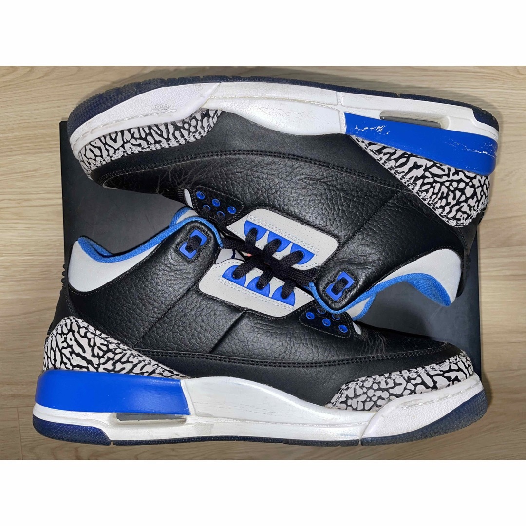 黒タグ付き 29cm Air Jordan3 Retro Sport Blue