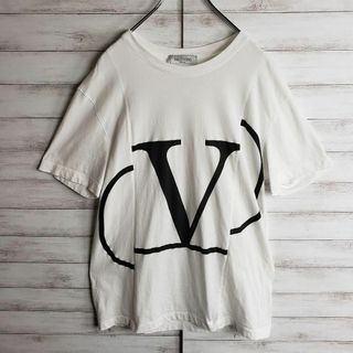 【人気デザイン】ヴァレンティノ ビックロゴ Tシャツ オーバーサイズ ロゴ
