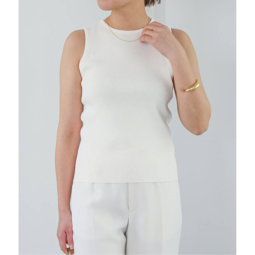 DEUXIEME CLASSE(ドゥーズィエムクラス)のDeuxieme Classe Diner B RIB CROP タンクトップ レディースのトップス(タンクトップ)の商品写真