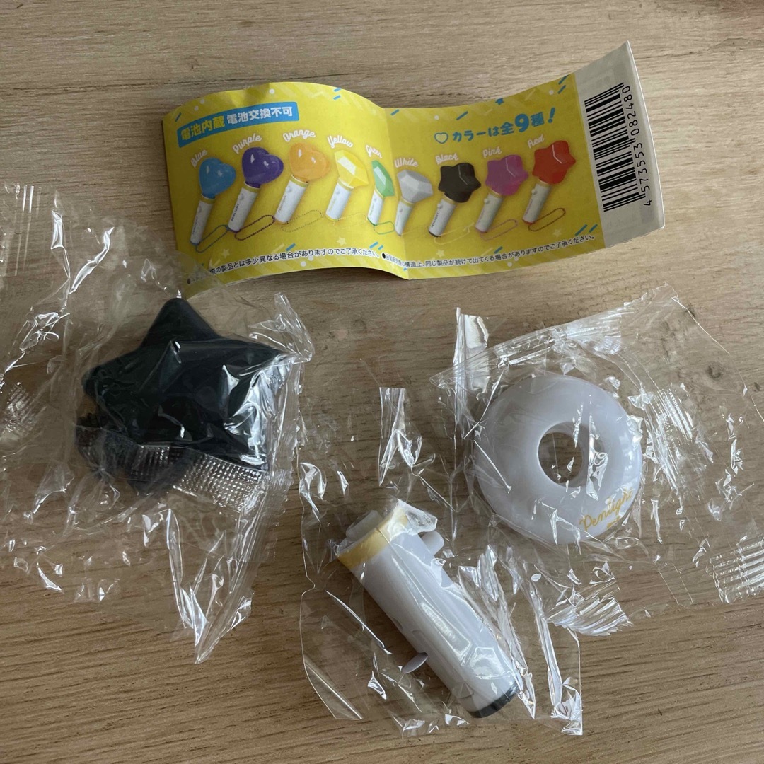 アイドルペンライト 黒 エンタメ/ホビーのおもちゃ/ぬいぐるみ(キャラクターグッズ)の商品写真