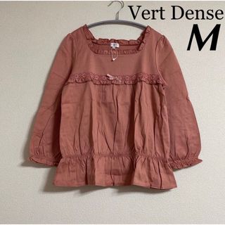 ヴェールダンス(Vert Dense)の新品 Vert Dense トップス カットソー M 未使用 コットン100%(カットソー(長袖/七分))