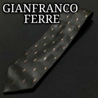 ジャンフランコフェレ(Gianfranco FERRE)のジャンフランコフェレ ダイヤボーダー ブラック ネクタイ A101-Z14(ネクタイ)