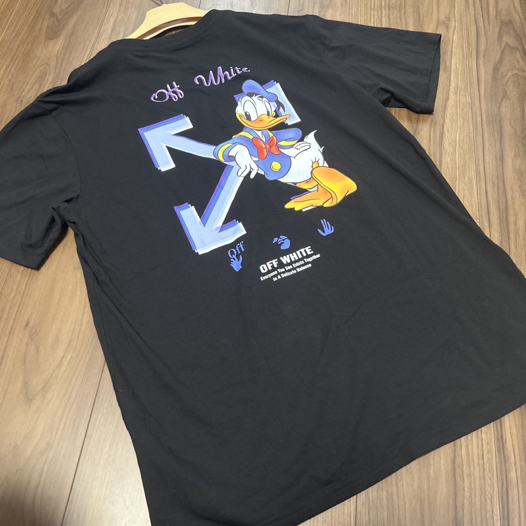 Jual KAOS OFF WHITE X DONALD DUCK BLACK