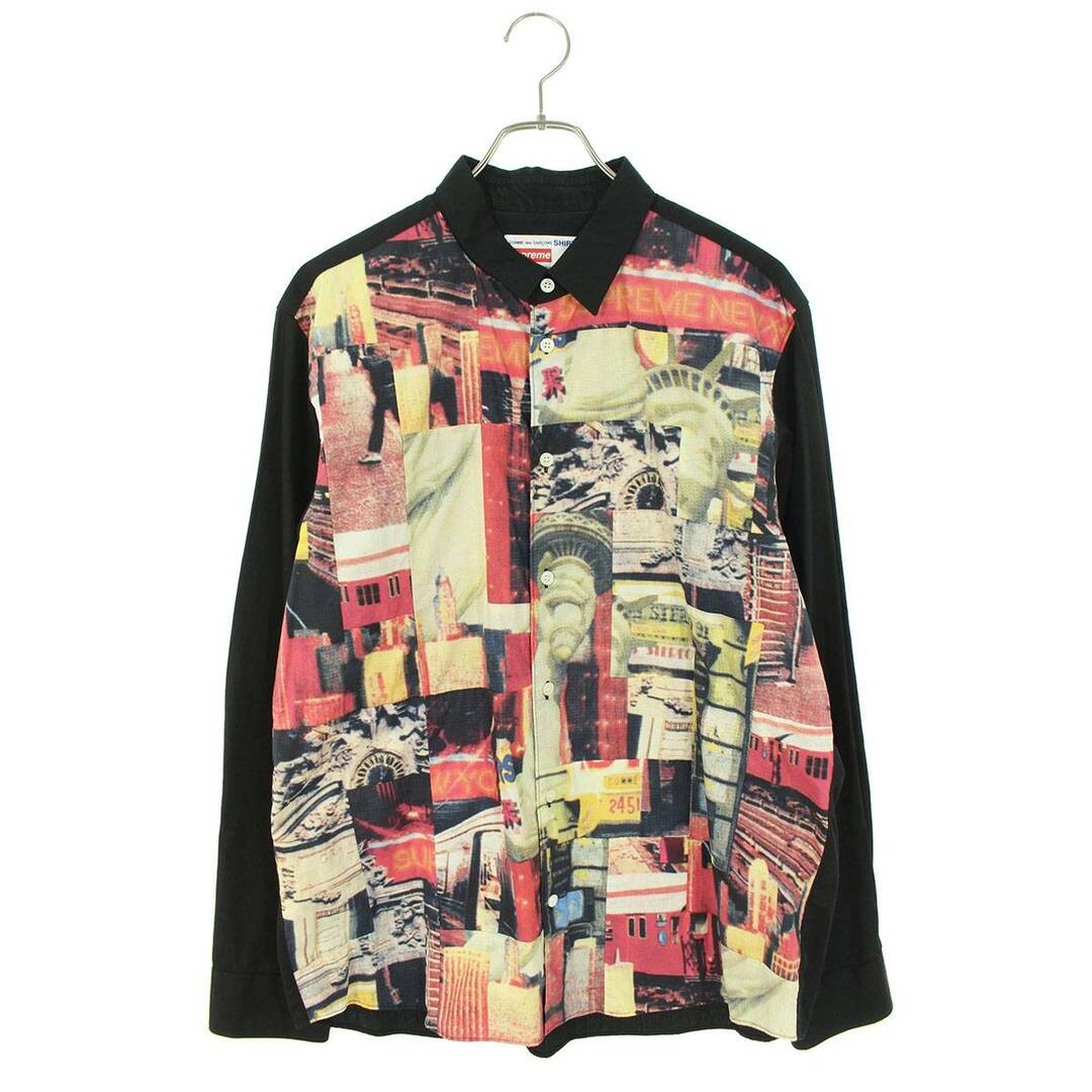 Supreme Garcons Patchwork Shirt Lサイズ