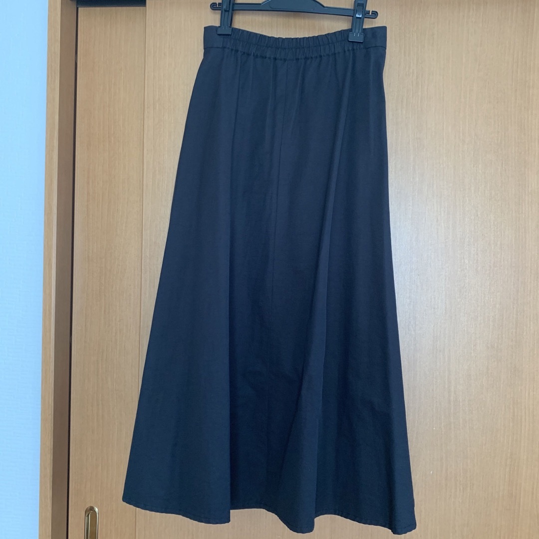 KBF(ケービーエフ)のKBF フレアスカート ロングスカート 黒 M相当 ワンサイズ ケービーエフ レディースのスカート(ロングスカート)の商品写真