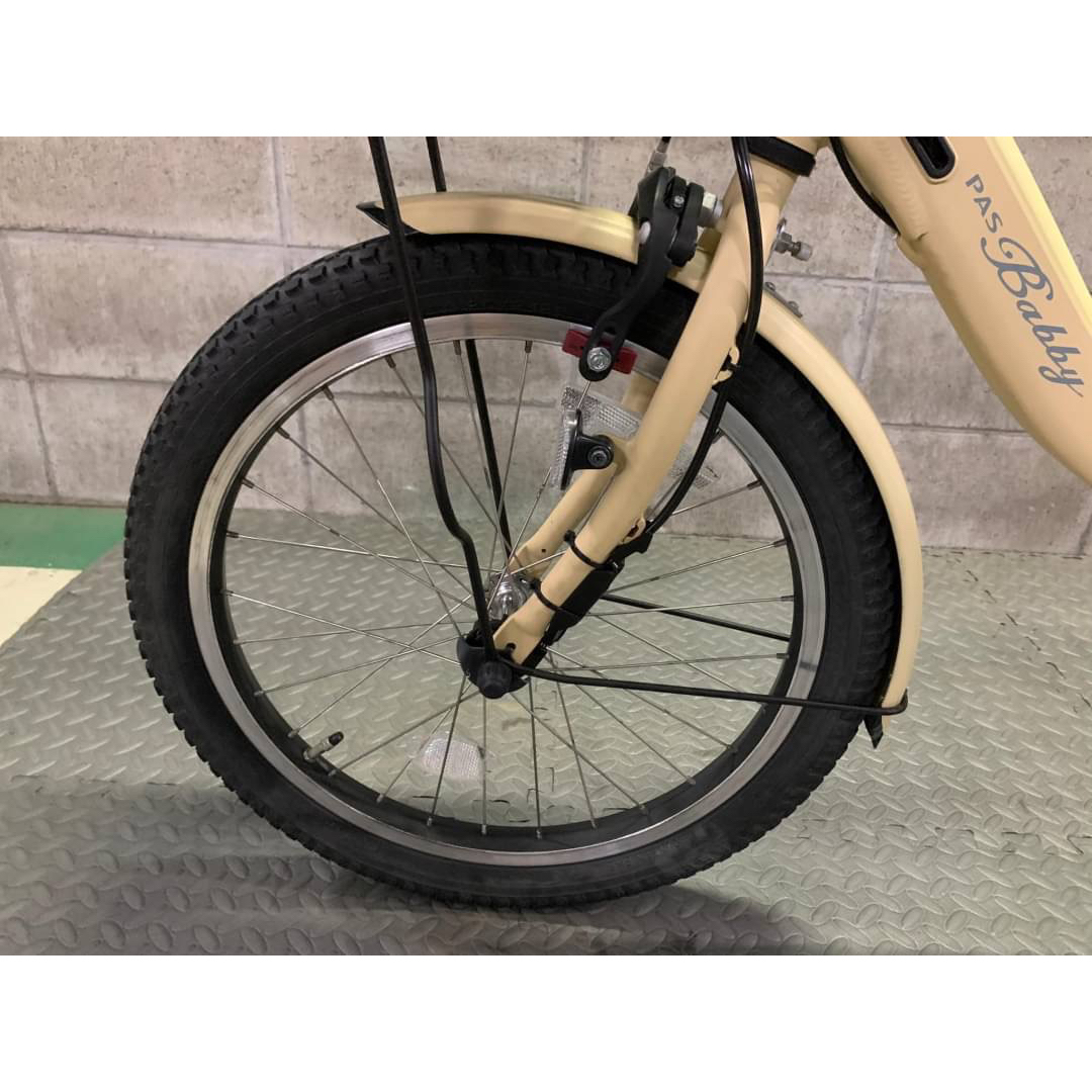 電動自転車 ヤマハ PAS Babby 20インチ クリーム 12.3ah 2