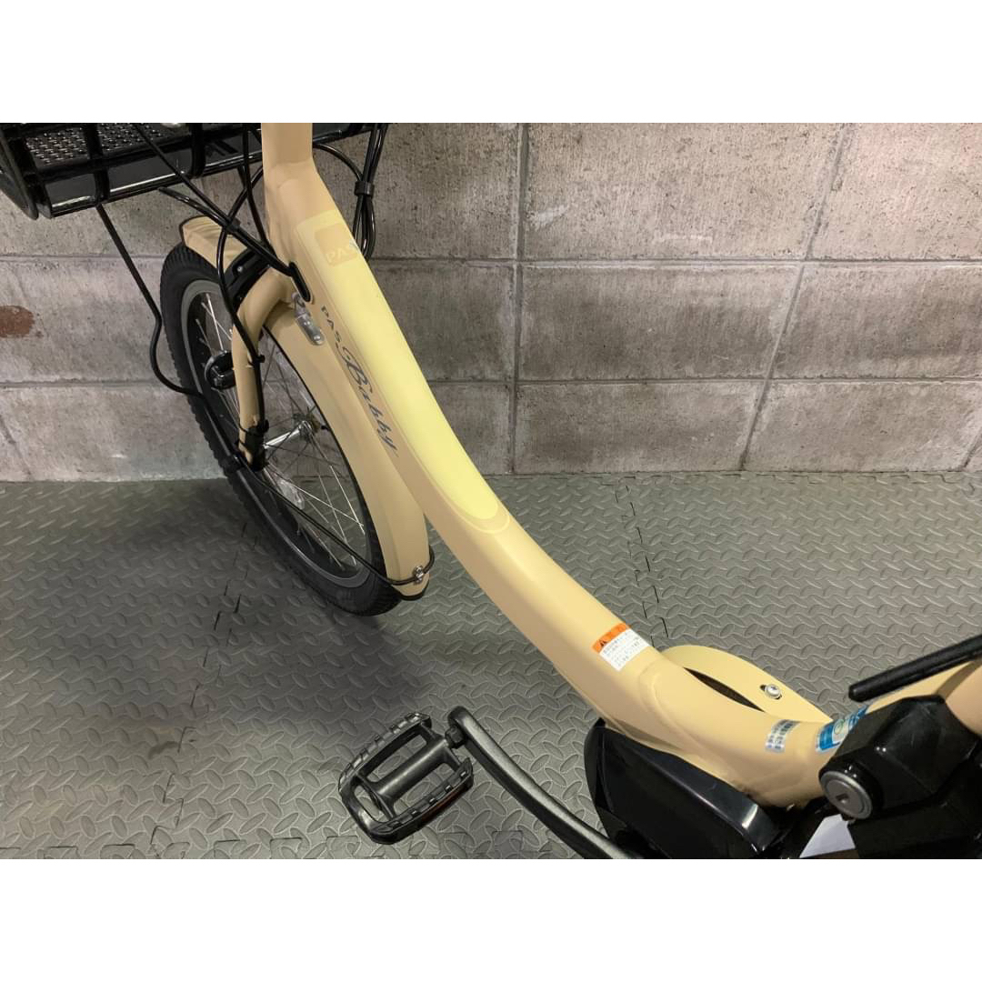 電動自転車 ヤマハ PAS Babby 20インチ クリーム 12.3ah 5