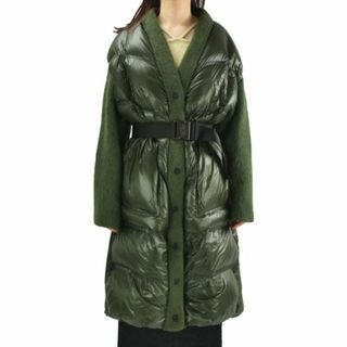 モンクレール(MONCLER)の【GREEN】モンクレール ダウンコート(カーディガン)