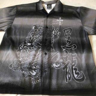 激レア DOG TOWN 黒龍 オープンカラー シアーシャツ シャドーチェック