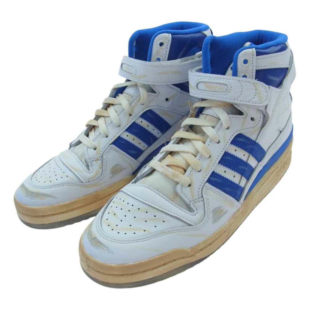 adidas アディダス スニーカー GZ6467 Forum 84 Hi AEC Foot Wear White Blue フォーラム ハイ フット  ウェア ホワイト ブルー スニーカー 28cm【新古品】【未使用】【中古】