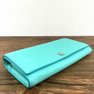 極美品 TIFFANY＆Co. 長財布 ティファニーブルー 421