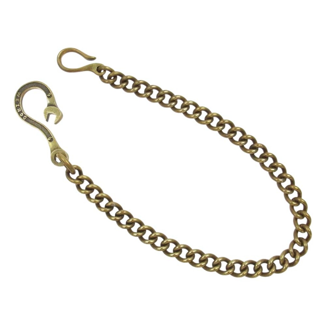 再入荷 WEIRDO ウィアード ウォレットチェーン 真鍮 brass スパナ