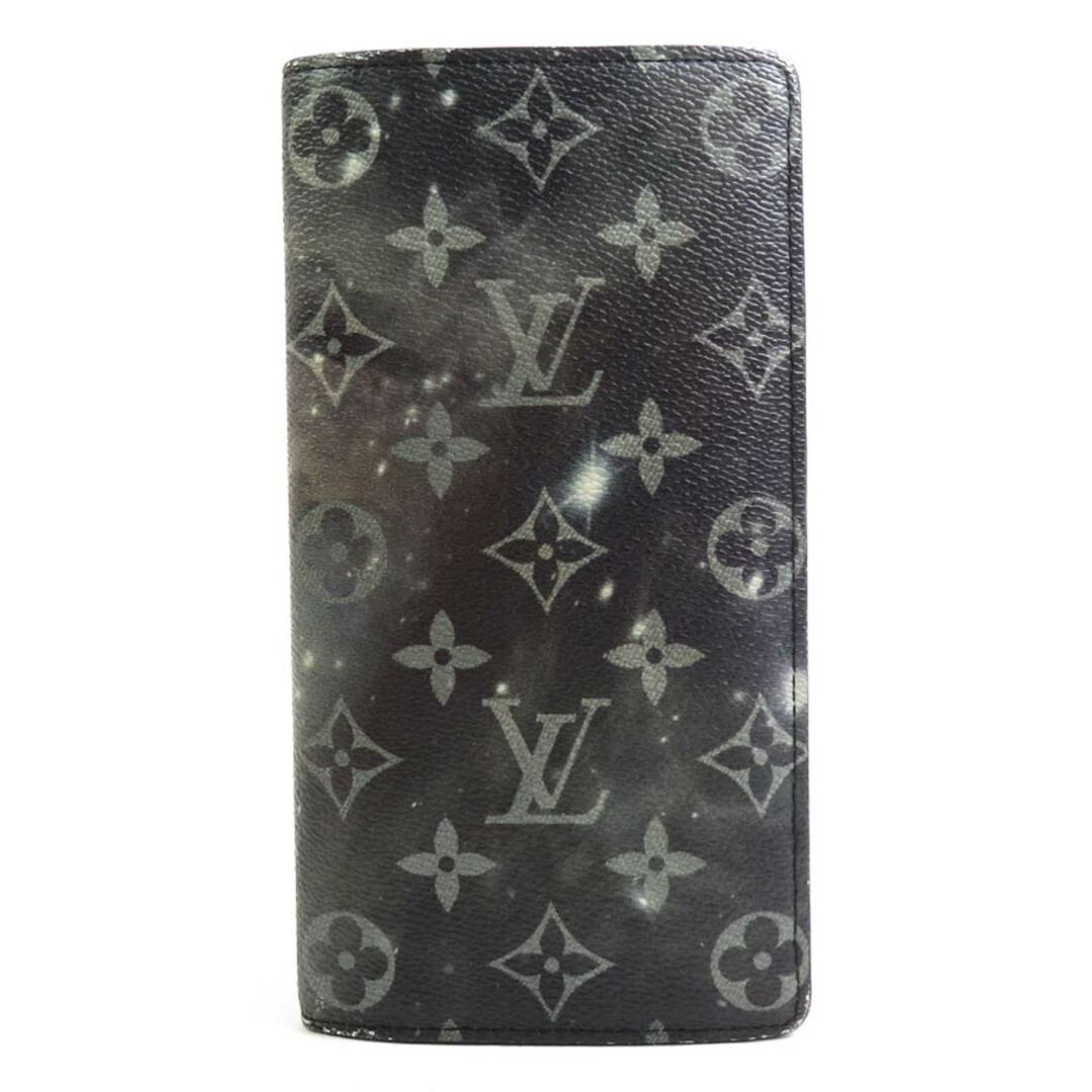 ブラック系ルイ ヴィトン LOUIS VUITTON 二つ折り長財布 モノグラム ギャラクシー ポルトフォイユ ブラザ/モノグラム ギャラクシー ブラック系 メンズ M63871 送料無料 h29525a