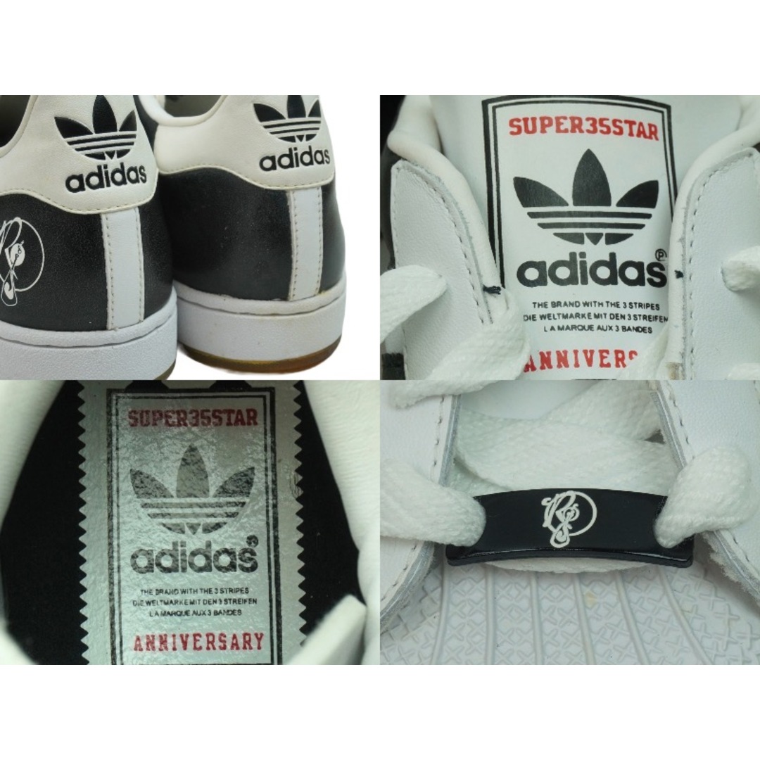 adidas(アディダス)のadidas アディダス スニーカー2005年製 114202 SUPER STAR 35TH MUSIC ROC-A-FELLA ロッカフェラレコード サイズ29 美品 中古 50824 レディースの靴/シューズ(ブーツ)の商品写真