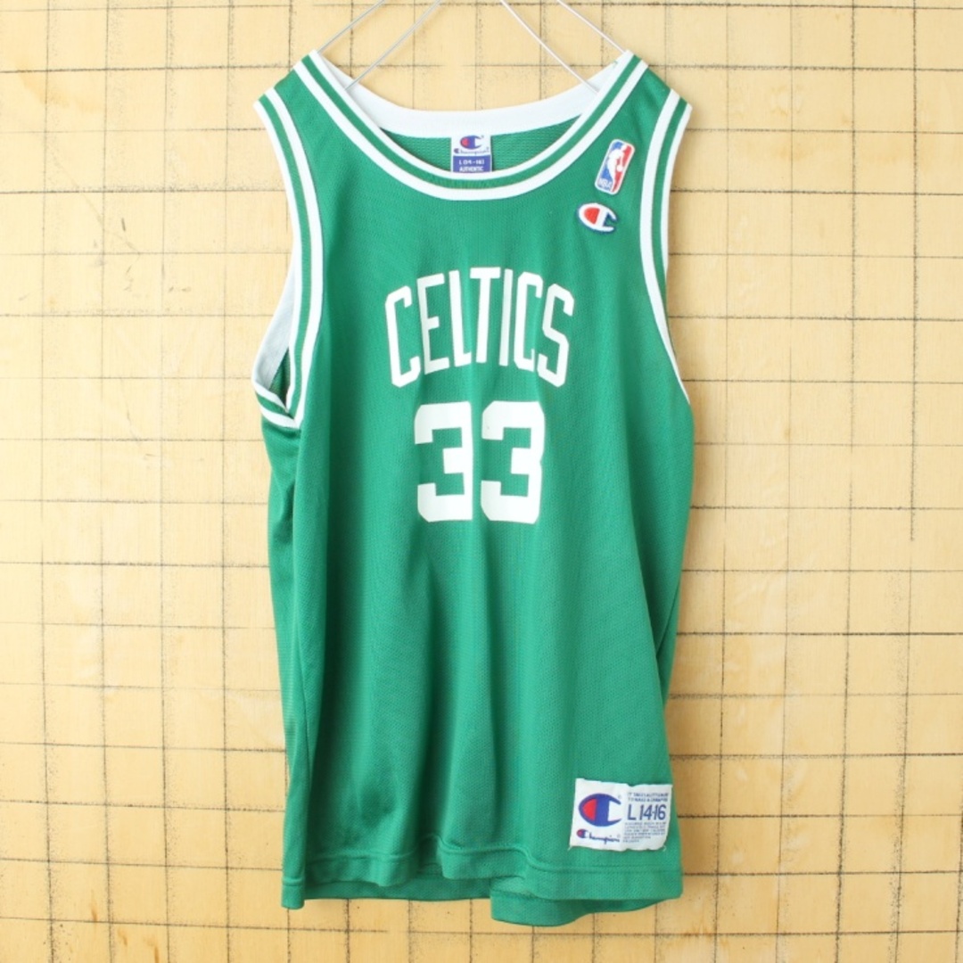 チャンピオン CELTICSタンクトップ グリーン メンズSレディースM ss2