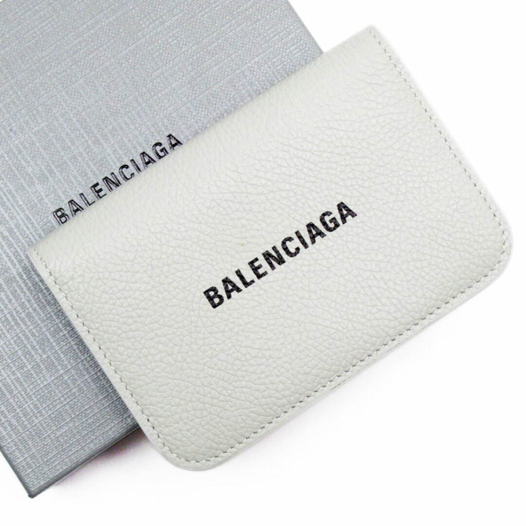 仕様バレンシアガ BALENCIAGA カードケース レザー ライトグレー ユニセックス 送料無料 g3779g