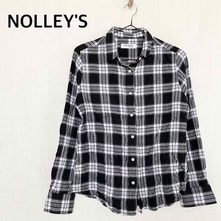 ノーリーズ(NOLLEY'S)のNOLLEY'S ノーリーズ　チェック柄　長袖　シャツ　トップス(シャツ/ブラウス(長袖/七分))