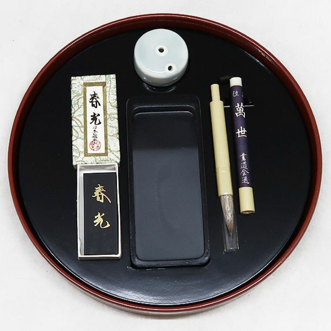 工芸漆器 七宝 トレイ 通販 紀州根来塗 兜割 時代品
