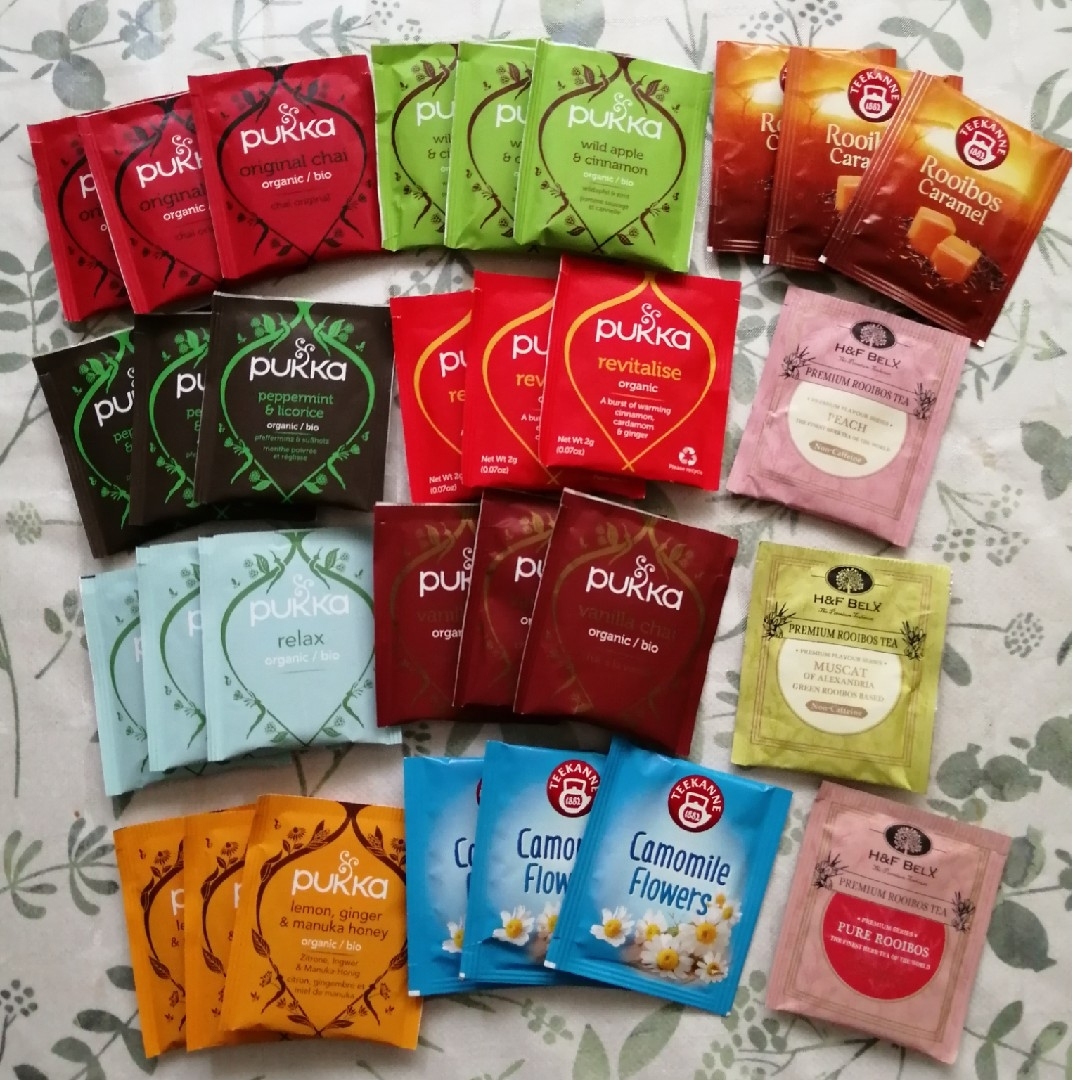 pukka(パッカ)､ポンパドール､H&F BELXハーブティー30袋セット 食品/飲料/酒の健康食品(健康茶)の商品写真