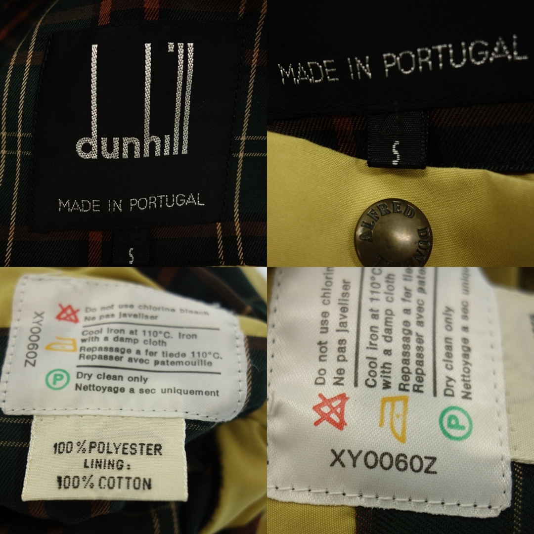 Dunhill(ダンヒル)のダンヒル ミリタリージャケット 4ポケット 裏地チェック サイズS【AFA21】 メンズのジャケット/アウター(ミリタリージャケット)の商品写真