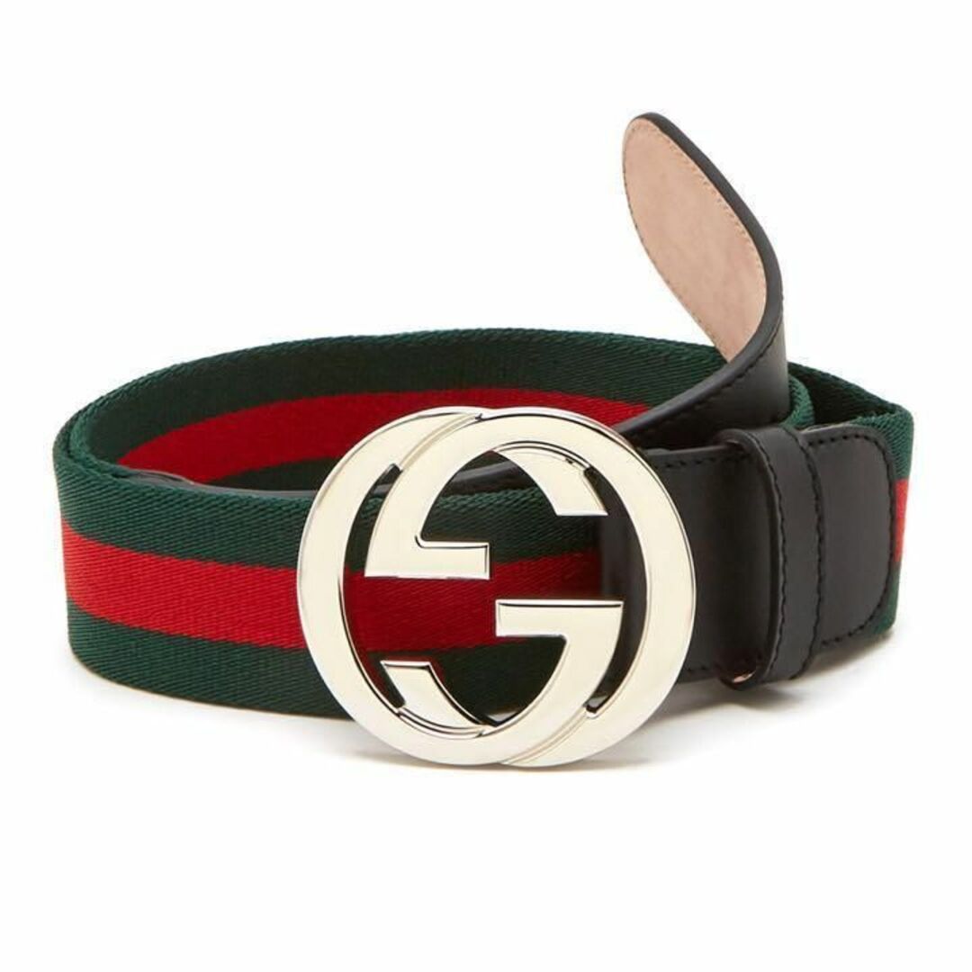 Gucci(グッチ)のグッチ ベルト GUCCI ウェブライン インターロッキングGバックル #105 メンズのファッション小物(ベルト)の商品写真