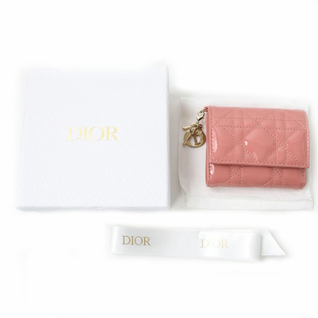 極美品☆クリスチャンディオール LADY DIOR ロータスウォレット