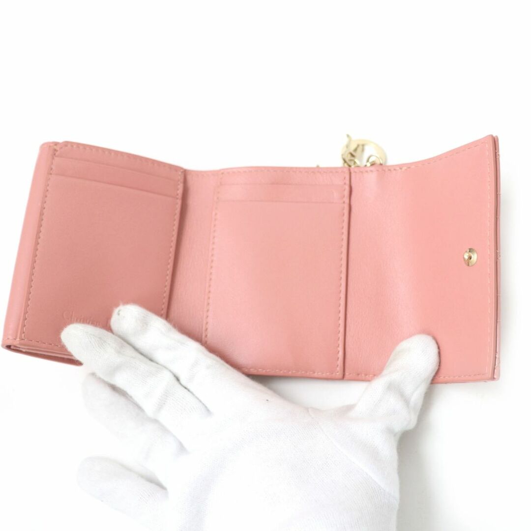 極美品☆クリスチャンディオール LADY DIOR ロータスウォレット