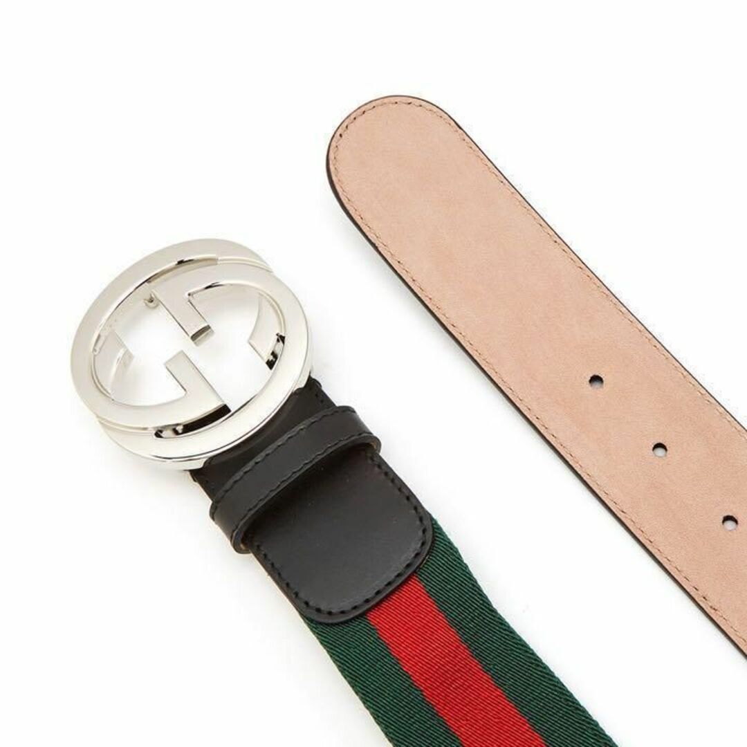 Gucci(グッチ)のグッチ ベルト ウェブライン #100 Gバックル GUCCI 斜めがけ メンズのファッション小物(ベルト)の商品写真