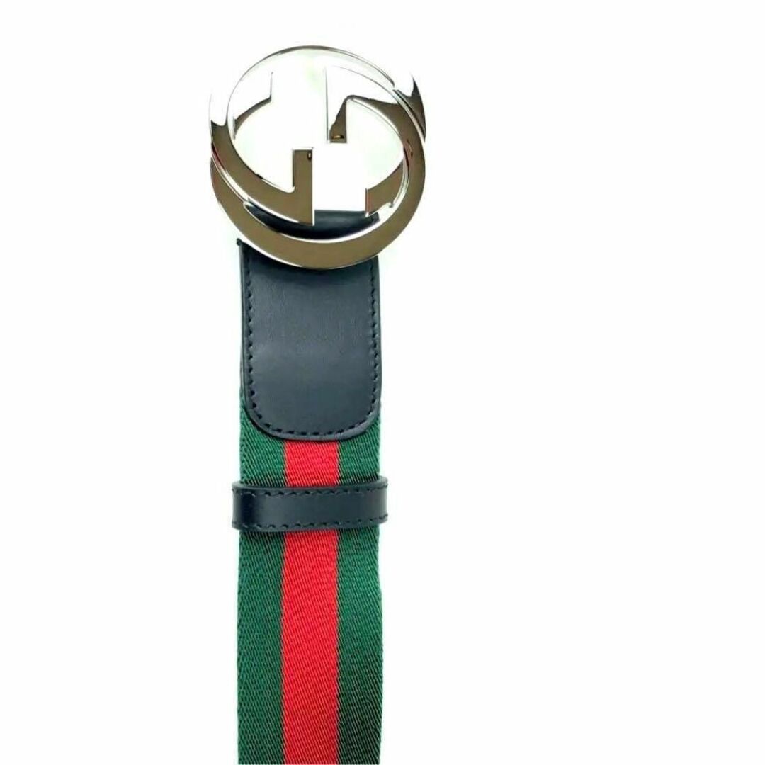 Gucci(グッチ)のグッチ ベルト ウェブライン #100 Gバックル GUCCI 斜めがけ メンズのファッション小物(ベルト)の商品写真