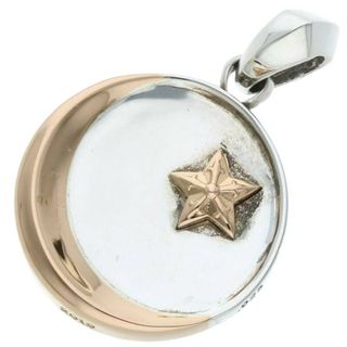 クロムハーツ(Chrome Hearts)のクロムハーツ  STAR CRESCENT/スタークレセント シルバーゴールドコンビネックレストップ  メンズ(ネックレス)