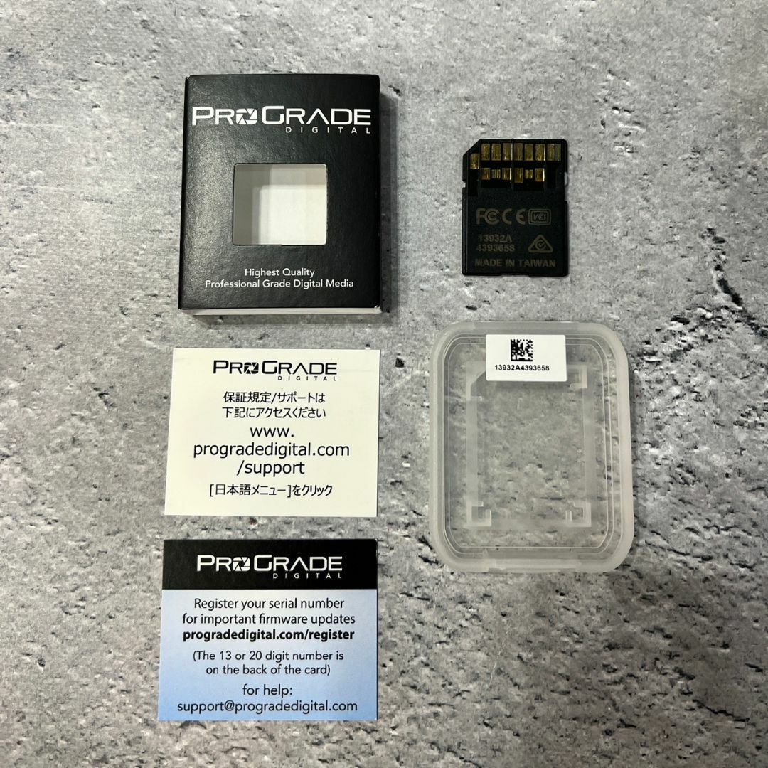 ProGrade Digital COBALT 256GB V90 SDカード