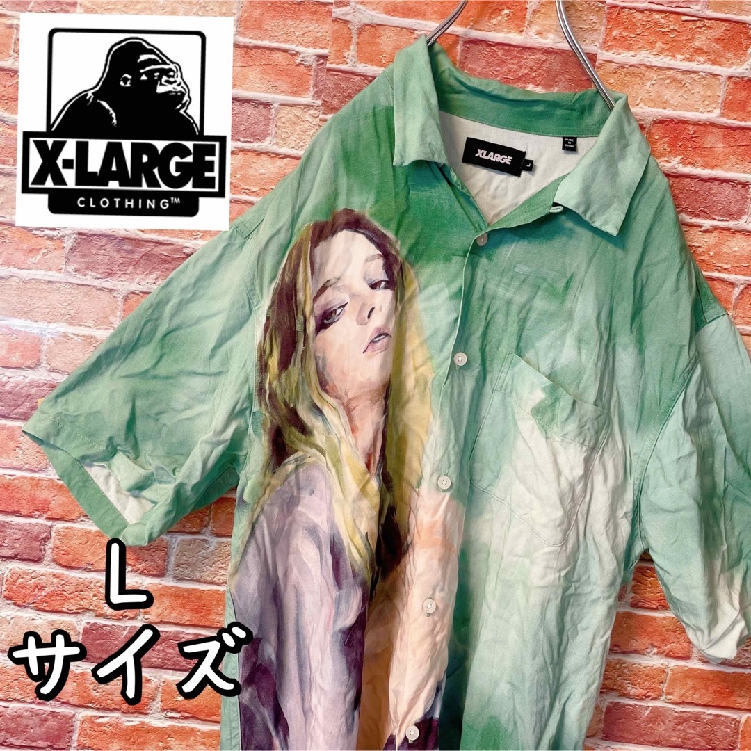 XLARGE - X-LARGE エクストララージ 開襟シャツ オープンカラーシャツ