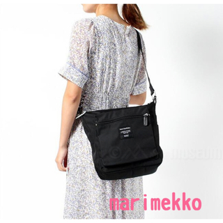 マリメッコ(marimekko)の新品marimekko マリメッコ　PAL ショルダーバッグ　ブラック　パル　黒(ショルダーバッグ)