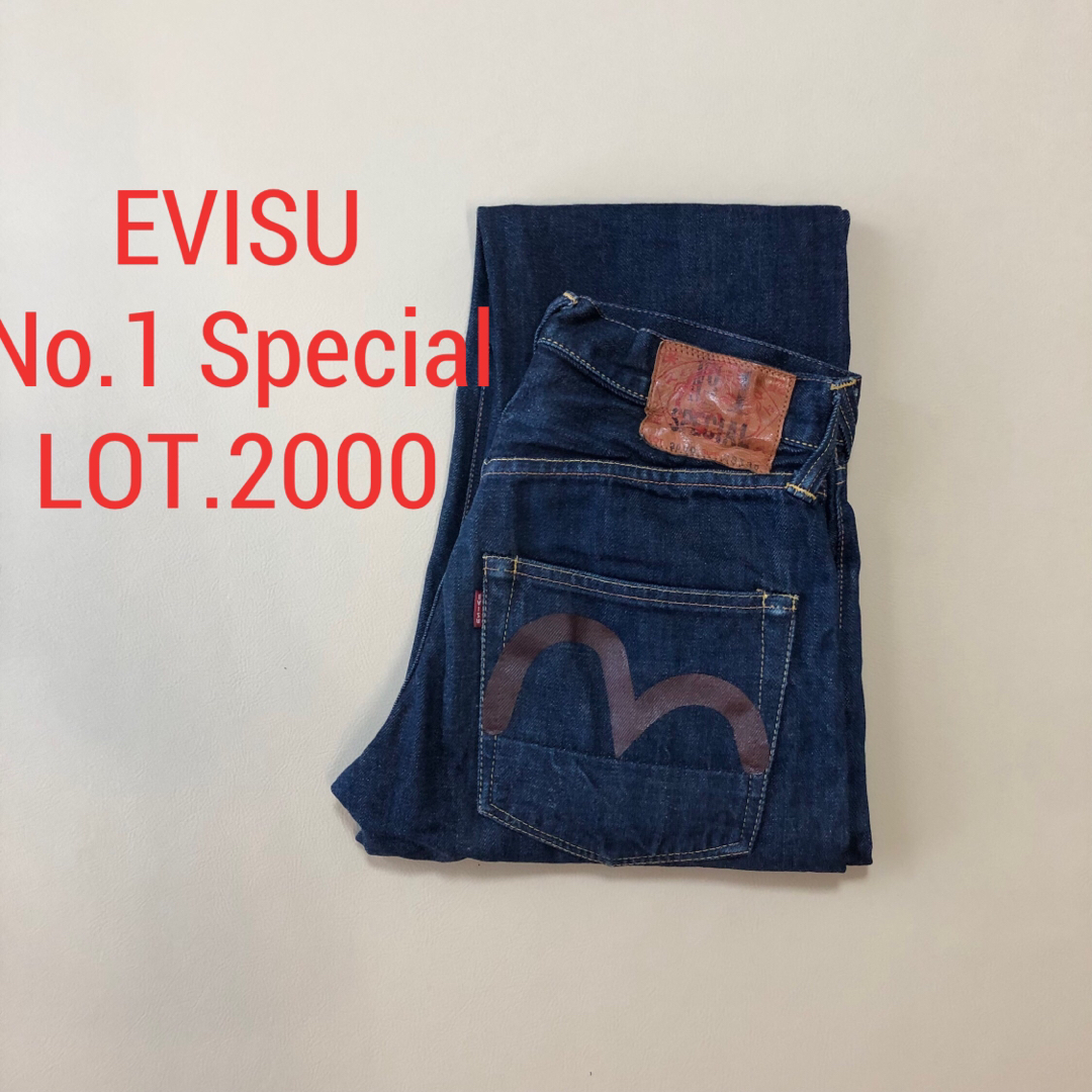 メンズ美品W28 EVISU エヴィス No.1 Special 2000 300