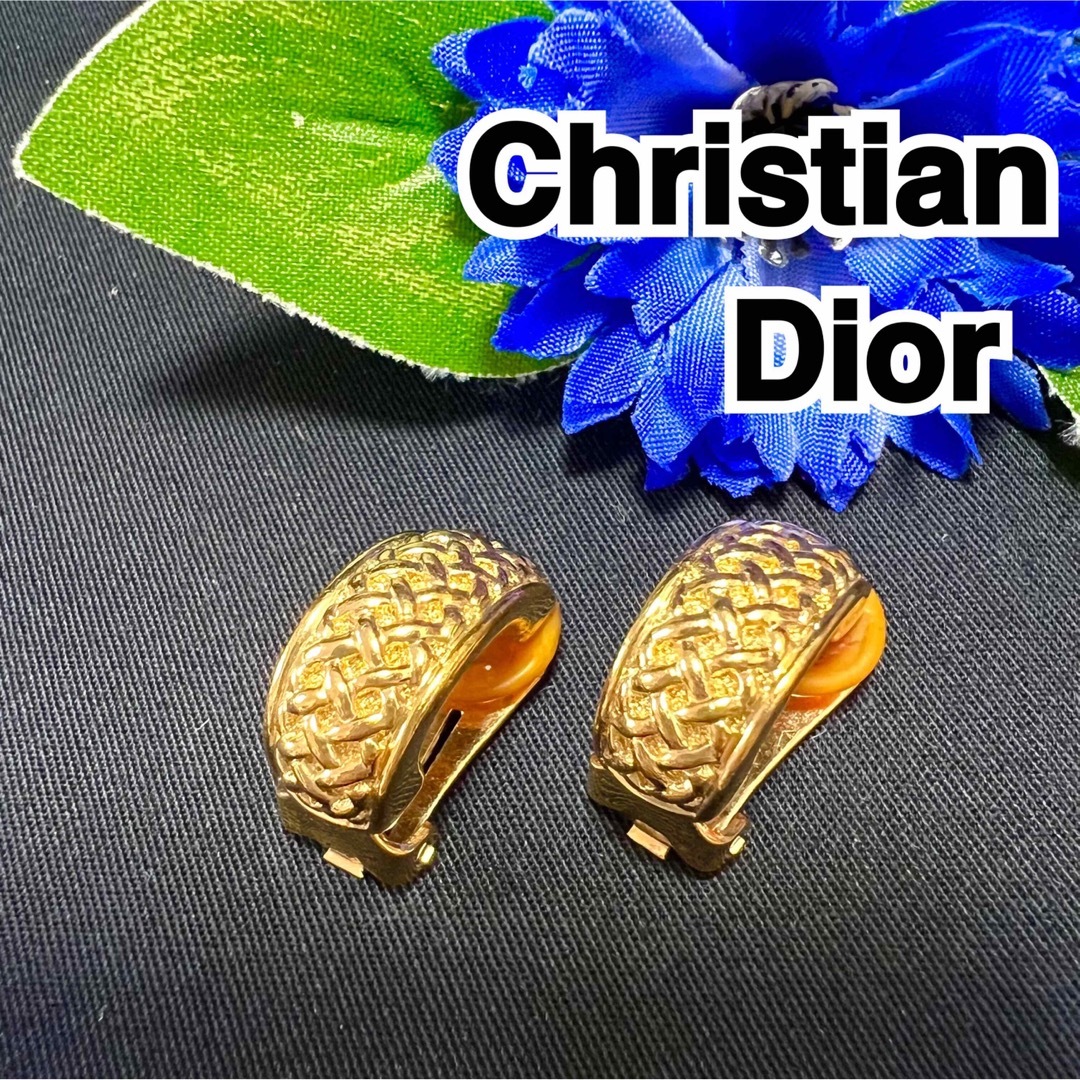 Christian Dior ディオール イヤリング  ゴールド