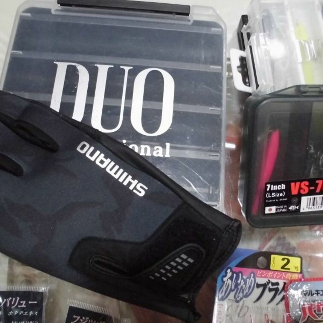 (使用品)  SHIMANO手袋/おもり/ジギング用ルアー/ガン玉/落とし込み 1