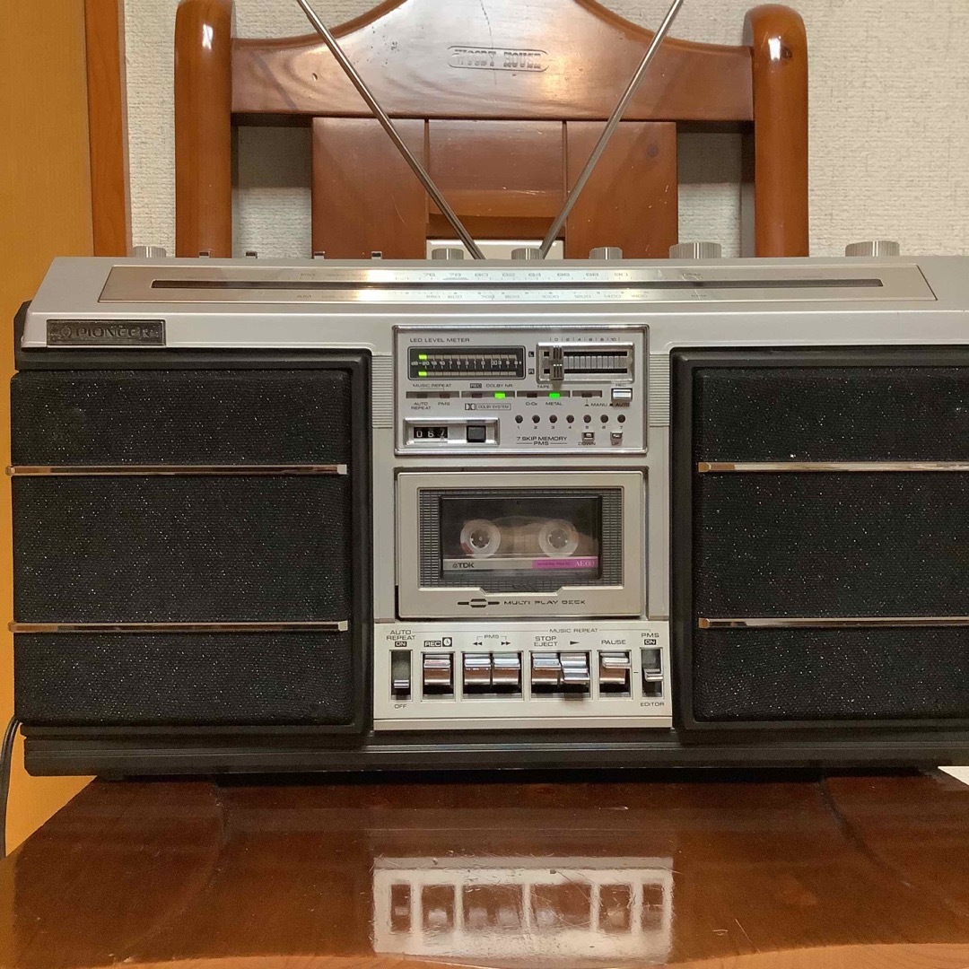 日本最大の日本最大の☆パイオニアPioneerラジカセ SK-95 完全動作超美 ...