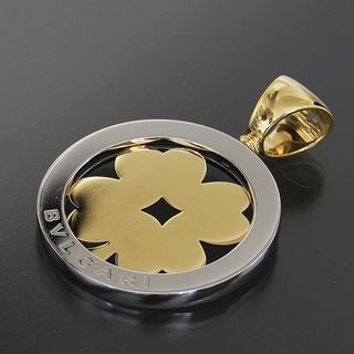 ブルガリ(BVLGARI)のブルガリ トンド クローバー ネックレス トップ K18YG SS 箱 仕上済(ネックレス)